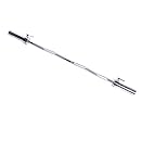 Cap Barbell Solid Curl Bar with Collars
