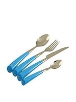 Galileo Cubertería 24 Piezas Mambo Azul