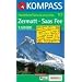 Zermatt - Saas Fee 1 : 50 000: Wanderkarte / Carta escursioni