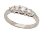 Platinum Five-Stone Diamond Band