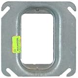 Electrical Boxes: 4 Inch Square Ring- 1 Inch Dee