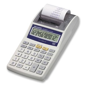 EL-1611P Handheld Calculator, 12-Digit LCD, One-Color Printing