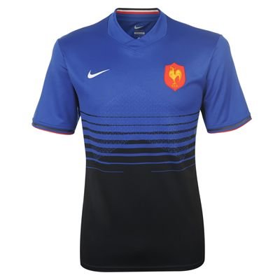 Nike France Rugby Union Home Shirt 2011 2012 Old Royal Large Nike France Rugby Union Home Shirt 2011 2012 Old Royal Large