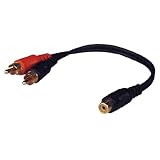 Pyramid RY5 1 Female to 2 Male RCA Adaptor