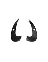 Automotive Parts and Accessories: For Porsche Boxster Cayman 987 Carbon Fiber Headlight Covers Trim Eyebrow Low Style Eyelid 2PCS - EPR5257037