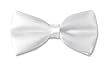 BOWTIE Solid WHITE Men's Bow Tie Tuxedo Ties BowTies