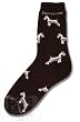 For Bare Feet Schnauzer Poses Socks