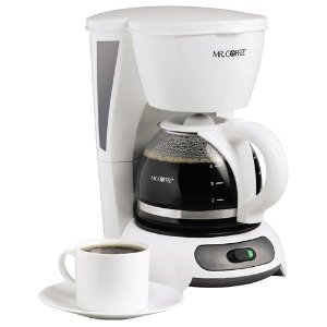 Mr. Coffee TF4GTF 4-Cup Switch Coffeemaker, White w&#1110th Gold Tone Filter w&#1110th FREE MINI TOOL BOX (DH)