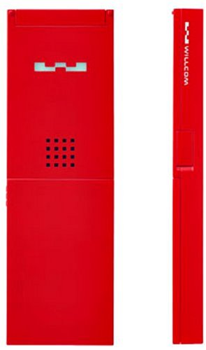 WILLCOM 9(nine) レッド WS009KE(R)