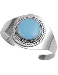 Sterling Silver Turquoise Bangle Bracelet