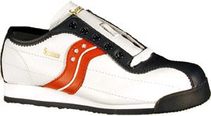 Saucony Womens Freedom Leather White/Red/Blue Running shoe