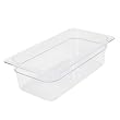 Excellante Third Size 4-Inch Deep Polycarbonate Food Pan