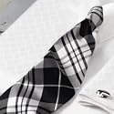 Plaid Silk Tie