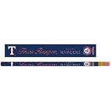 TEXAS RANGERS OFFICIAL LOGO PENCIL 6 PACK