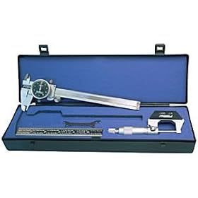 Fowler 72-004-000 Measuring Set - Caliper, Micrometer and Ruler