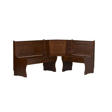 Kitchen Corner Table Unit Set Walnut