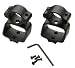 2-Pk Blued See-Thru Rings/Base