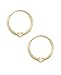 Jewelry : Children's 14k Gold Cubic Zirconia Hoop Earrings