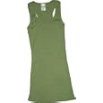 Unplugged Label Long Racerback Ribbed Tank-Top