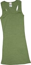 Unplugged Label Long Racerback Ribbed Tank-Top
