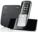 Siemens Gigaset SL400 A High End DECT Schnurlostelefon mit Anrufbeantworter, Farbdisplay, USB-Anschluss, Bluetooth, metall / schwarz