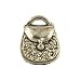15mm Handbag Charm - Casting - Antique Silver : Pack of 1