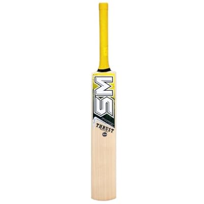 SM Thrust Kashmir Willow Bat, Short Handle