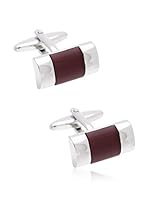 Carlo Visconti Gemelos Rectangular Piedra (Berenjena)