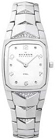 Skagen #811SSX Women's Stainless Link Bracelet Dress Watch
