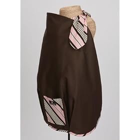 Balboa Baby Nursing Cover Emme - Brown w/ Pink & Brown trim