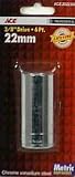 Ace 3/8 Drive Metric Deep Well Socket (2022358A)