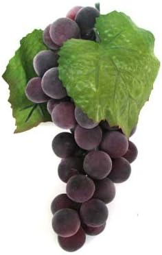 Artificial Concord Grape Cluster, 7"