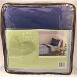Toddler Bedding- 4 Piece Toddler Bed Set Lt. Blue... by Pem America