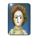 Florene Vintage - 1880 Bisque Doll - Light Switch Covers - single toggle switch