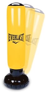 Everlast Sac de frappe gonflable Power Tower, Jaune/noir