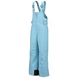 Columbia Girls 7-16 Slide Zone Ii Bib,Clear Blue,7/8