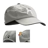Baseball Cap with Poodle White Profile