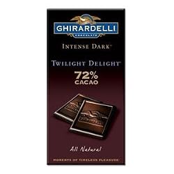 Ghirardelli Chocolate Intense Dark Chocolate Bar, 72% Cacao Twilight Delight, 3.5 oz
