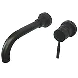 Kingston Brass KS8115DL Concord Wall Mount Single Lever Handle Sink Faucet, Oil Rubbed Bronze by Kin