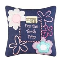 'For The Tooth Fairy' Pillow with Flowers