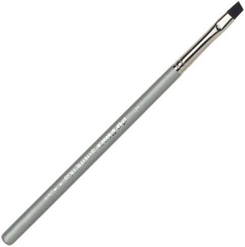 Da Vinci Series 4364 Synthetics Angled Eyebrow Brush Short Handle, Size 4, 9.4 Gram