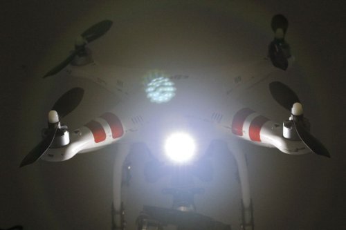 Qiyun DJI Phantom Quadcopter Bright White Head Light Kit