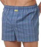2xist Low Rise Grid Plaid Woven Boxer 9974Y