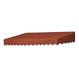 8-Ft. Traditional Door Canopy, Color: Terracotta