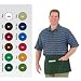 San Jamar 605WAFH Poly Cotton "Front of the House" Waist Apron, 23" Length x 12" Width, Royal Blue