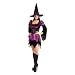 Sexy Witch - Adult - Female - Small - 8-10. For Your Halloween Fancy Dress Costume. (Allow 5 Working Days For Delivery). Accessories Such As Hats And Hand-Held Items As Seen In Photo Are Not Included Unless Otherwise Stated.