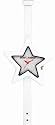 Betsey Johnson Women's Starlette Collection White Star Watch #BJ2130