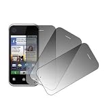 3 Pack of Premium Crystal Clear Screen Protectors for Motorola BACKFLIP [Accessory Export Packaging]