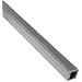 Fiberglass Square Tubing, Gray