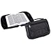 Black Genuine Leather Bible Cover Italian Stone Design